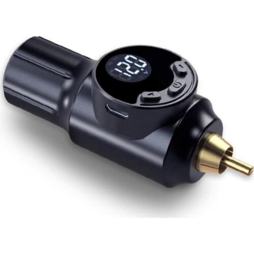 THUNDERLCRD POWERR MiNi Rechargeable LCD wireless battery powered tattoo machine gun RCA line permanent makeup power supply