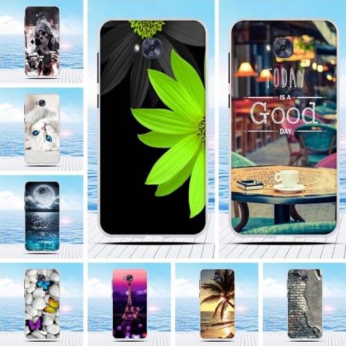 Cartoon 3D Relief Printing Pattern Back Cover TPU Soft Silicone Case Coque Capa Funda For Asus Zenfone 4 Selfie Case ZD553KL