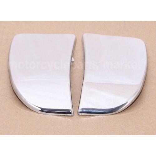 Motorcycle Chrome Stereo Accent Trim Fairing Panels Cover For Harley Touring Electra Street Tri Glide CVO FLHTK 2014-2018 17 16