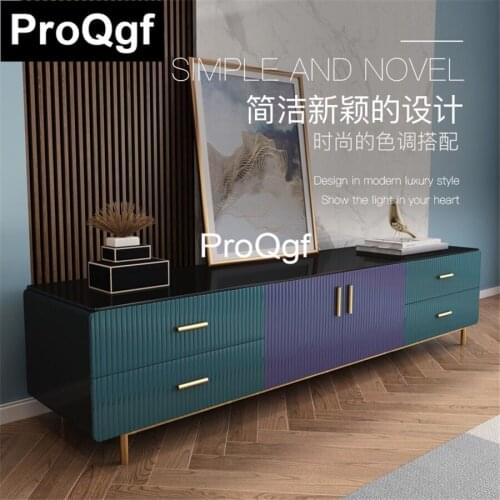 QGF 1Pcs A Set Prodgf Living Room Simple Luxury TV Cabinet or Sofa Table