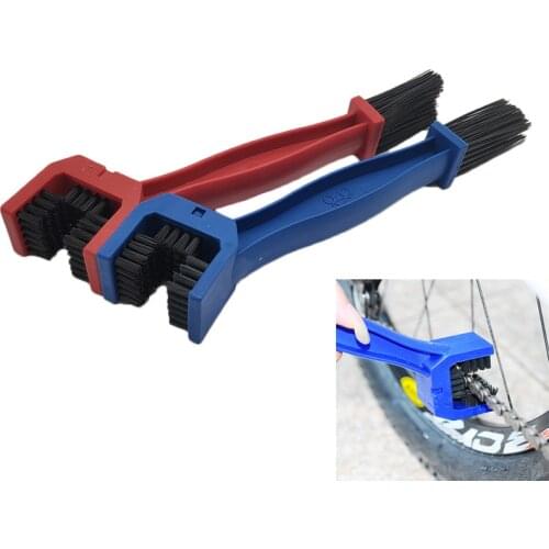 Hot Motorcycle Chain Cleaner Brush Gear Grunge Brush Cleaning Tool For Kawasaki kx 65 85 125 250 450f 250f KLX125 KLX250