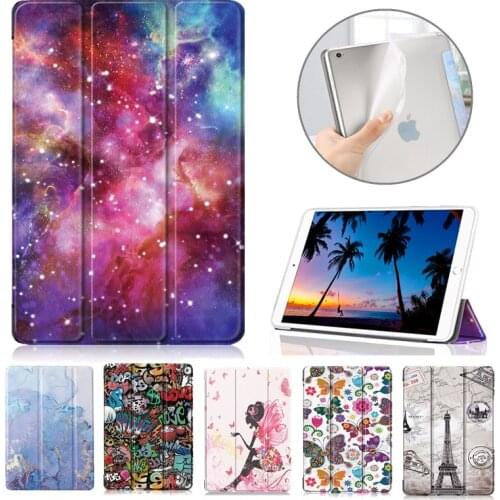 Silicone Case for ipad 10.2 2019 Air 3 Pro 10.5 TPU Soft Back cover for ipad Air Air 2 9.7 2017 2018 5th 6th Smart Case+film+pen