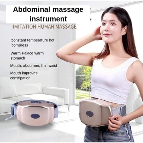 Foldable Heating Abdominal Massager Forward Reverse Kneading Timing Charging Protect Stomach Warm Health Device Instrument