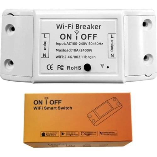 Snoff Wifi Breaker,Smart Home Light Switch,DIY Wifi Controller by Smart Phone,Alexa,Amozon Echo, Google home, Smart home Device