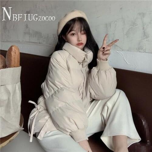 Women Parkas Bread Style 2020 New Winter Korean Loose Thick Students Female Coat