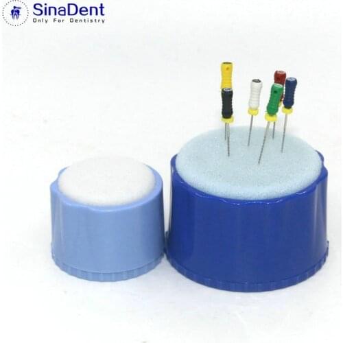 1Pcs Dental Round Endo Stand Dental Disinfection Materials Foam Sponge Endo Block Autoclavable Dentistry Materials Root Canal
