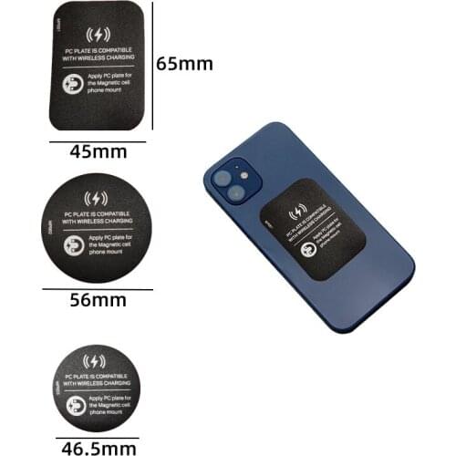10pcs Metal Magnetic Sheets For Wireless Charger Magnet Plate Disk For Mobile Phone Holder Car Mount Wireless Phone Holder Sheet
