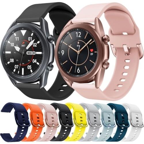 20mm/22mm watch band straps For Samsung Galaxy watch 3 41mm/45mm 42mm/46mm Gear S2 S3 Sport replacement Bracelet strap Watchband