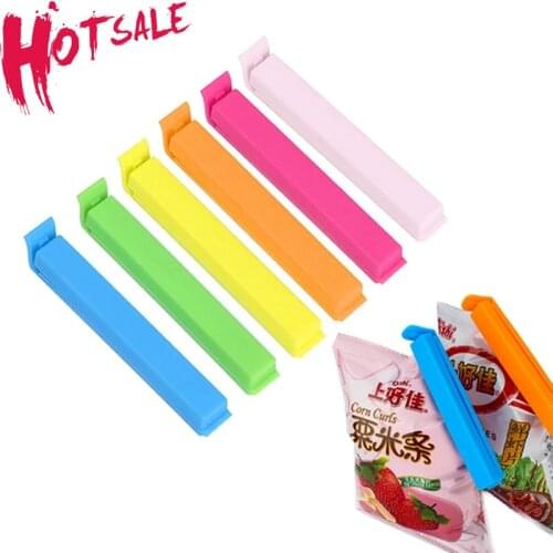 20Pcs/10Pcs Portable New Kitchen Storage Food Snack Seal Sealing Bag Clips Sealer Clamp Plastic Tool Kitchen Accessories