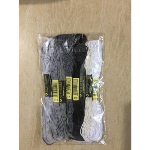 8pcs/Set Similar DMC Threads Cross Stitch Floss Cotton 8 meters Embroidery Thread Floss Sewing Skeins Craft Knitting 5