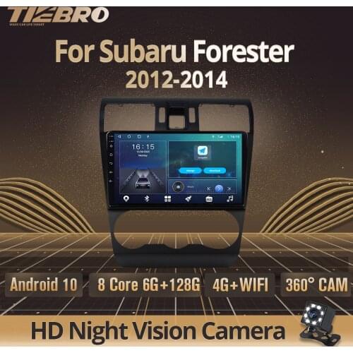 2DIN Android 10 Car Radio For Subaru Forester 2012-2014 GPS Navigation Auto Radio DSP Car Video Stereo Receiver IGO NO 2DIN DVD