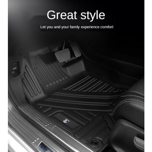 Fit for BMW X1 F48 Car Carpet All-Weather TPE Floor foot Mat Black Full Set Trim 2016 2017 2018 2019 2020