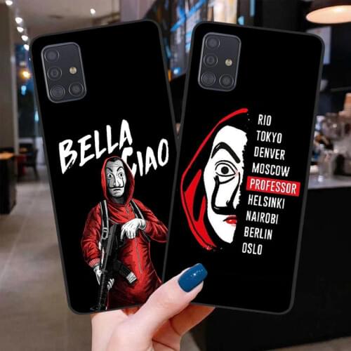 Spain TV Money Heist House Paper La Soft Cases For Samsung Galaxy S20 Plus S6 S7 Eedg S8 S9 Plus S10 Plus S20 Ultra Cover Coque