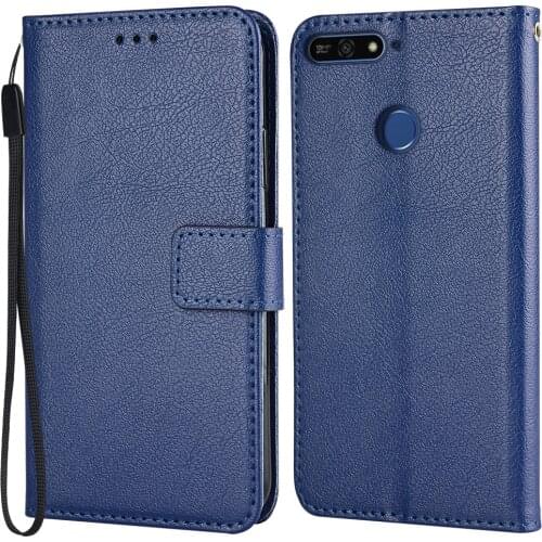 Wallet Leather Case for On Huawei Honor 7C Flip Case for Honor 7C Case Card Slots Phone Bag Back Cover