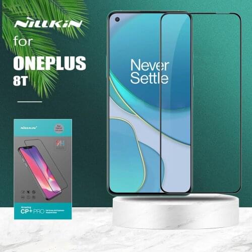 For Oneplus 8T Glass Nillkin CP+Pro Full Cover 2.5D Ultra-Thin One Plus 8T Tempered Glass Screen Protector for Oneplus 8T Glass