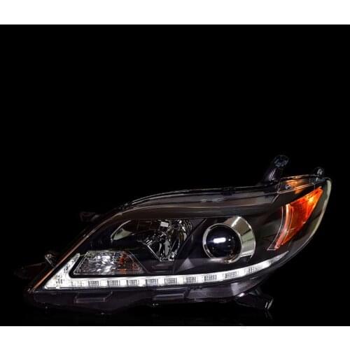 For toyota Sienna headlight assembly 11-20 modified LED daytime running light lens xenon headlight