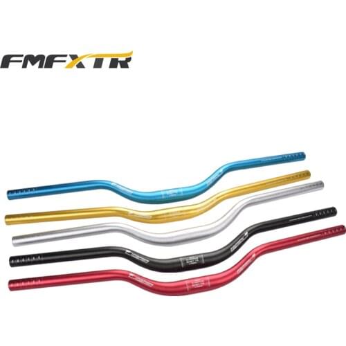 FMFXTRFMF Bike handlebars mountain bike ultra-extended climbing speed drop handle horizontal handle aluminum alloy yan put 31.8