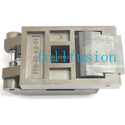 FPQ-48-0.8-01Enpals IC Test Socket QFP48 0.8mm Pitch Burn in Socket