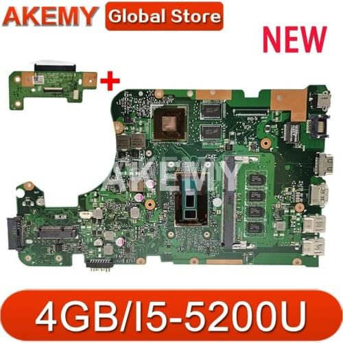 Akemy X555LD 4G/I5-5200U/AS GT920M/2G mainboard REV3.6 For Asus X555LJ X555LB X555LF X555LD X555L VM590L laptop motherboard