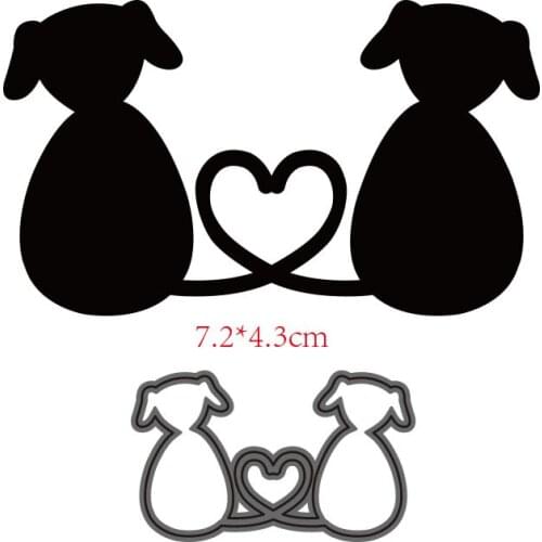 Metal cutting dies cut die mold dog cat lover decoration Scrapbook paper craft knife mould blade punch stencils dies