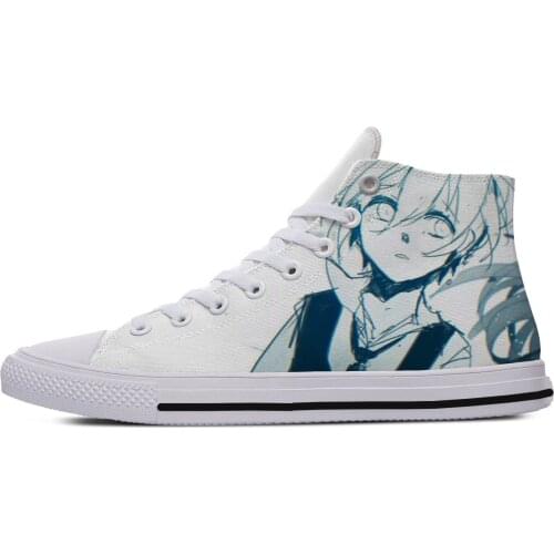 Men women 3D Print Unisex Anime Assassination Classroom Shiota Nagisa Luffy Lightweight Breathable Comfortable Canvas Shoes