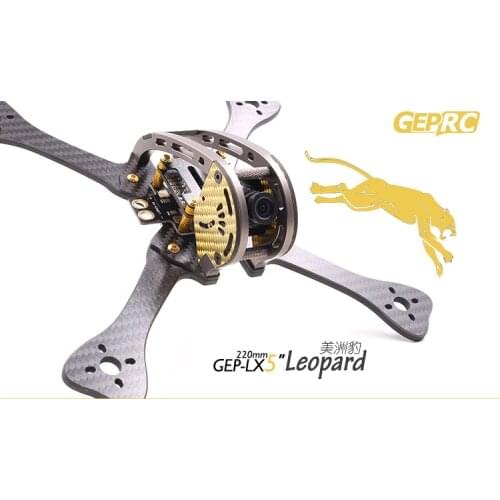 New Hot GEPRC GEP LX Leopard LX4 LX5 LX6 195mm 220mm 255mm 4mm Arm FPV Racing Frame Kit Combo With PDB 5V 12V For RC Multicopter