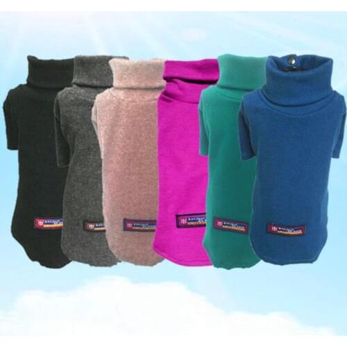 New Spring Autumn Pet Cat Dog Lapel Shirt Puppy Coat Cotton T-Shirt Classical Solid Pet Dog Clothes Jacket Pet Clothing 6 Colors