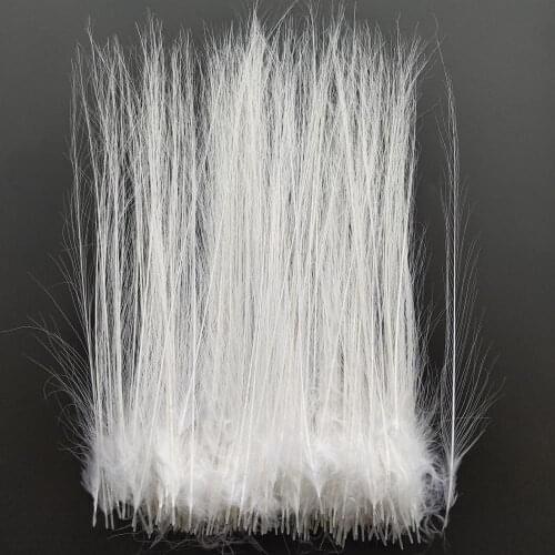 Wholesale 10 pcs Rare White Natural Egret Silk Feathers 15-20cm/6-8inches Diy Jewelry Wedding Decorative Accessories