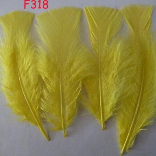 Wholesale yellow 100pcs pheasant feather /quantity choice 6-8 inch do it yourself Christmas tree decorate good feather Accessory