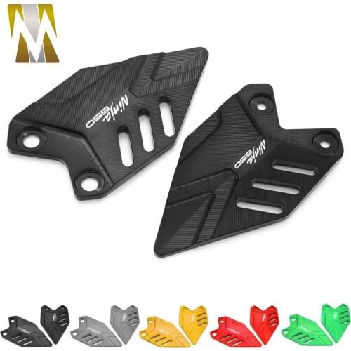 Footpeg Footrest For Kawasaki Z650 Z 650 Ninja650 Ninja 650 2018 2019 2020 Motorcycle Pedal Wing Bracket Protector Stand Support