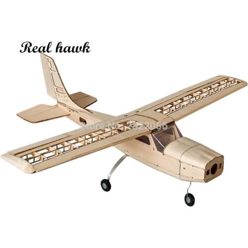 RC AirPlanes Laser Cut Balsa Wood Airplane Kit Cessna-150 Frame without Cover Wingspan 960mm Model Building Kit Woodiness model
