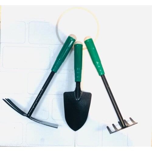 Garden Set 3'lü-Shovel, Rake And Anchor