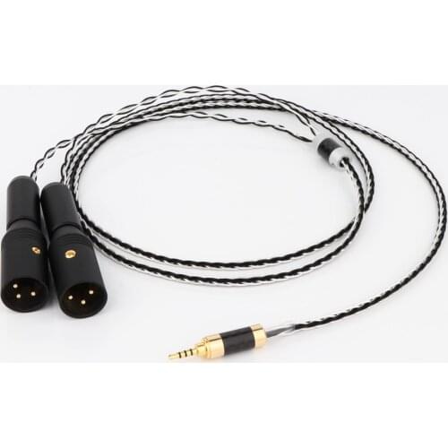 Preffair 2 XLR Male To 2.5mm TRRS Balanced Cable For Astell&Kern AK100II,AK120II,AK240, AK380,AK320,DP-X1