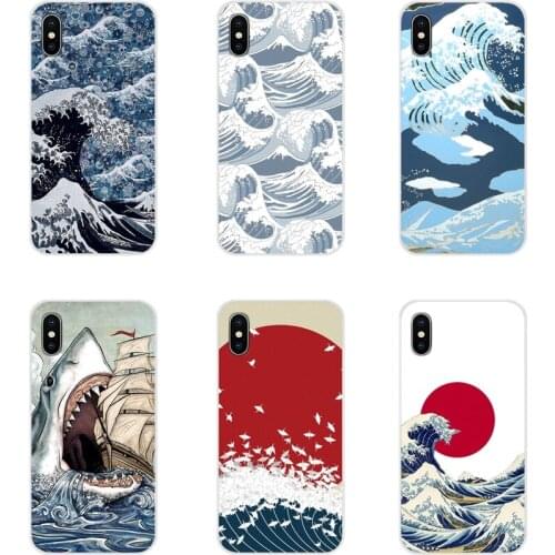 Japanese Art The Great Wave Silicone Phone Case Covers For Samsung Galaxy J1 J2 J3 J4 J5 J6 J7 J8 Plus 2018 Prime 2015 2016 2017
