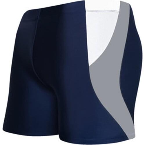 Big Size New Swimwear Men Sexy Swimming Mens Boxer Briefs Swimming Swim Trunks Swimwear Pants Boys Beach Swim Trunks Swimsuit