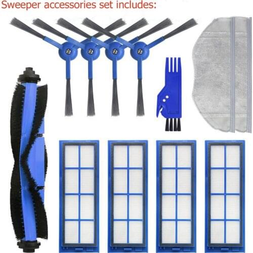 Sweeper Side Brush & Filter & Roller Brush for RoboVac L70 Sweeper Robot Vacuum Cleaner Accessories
