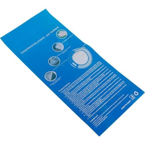 Keyboard Cover Universal Protector Waterproof Skin Keypad Clear Protective Film Silicone Notebook Laptop PC Computer 15"