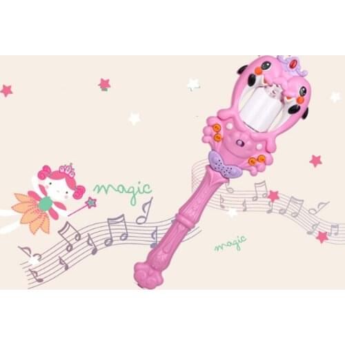 Magic Music Wand Glowing Toys Small Magic Fairy Turned Girl Fountain Music Tang Poetry Story Toy Christmas Gift Baby Hobby Toys