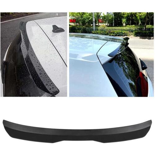 Rear Roof Spoiler Exterior Trunk Tail Wing Matte Black Fit for MK7 MK7.5 R 2014 2015 2016 2017 2018