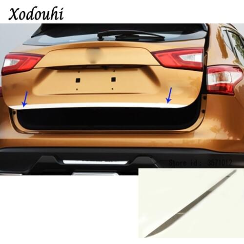 Car Detector Stick Styling ABS Chrome Rearview Side Glass Mirror Switch Trim Frame Lamp 1pcs For Nissan Qashqai 2016 2017 2018
