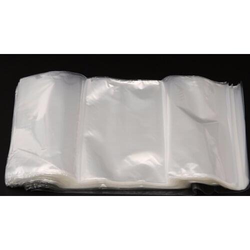 100pcs POF Transparent Shrink Wrap Film Heat Seal Bags Pouch Storage Bag For Gift Packing Wine Food Cosmetic Book Packaging