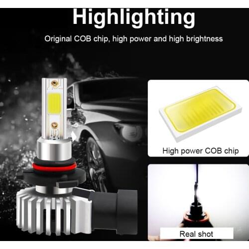1PC H4 H7 H11 LED Car LED Headlight Bulb Kit H3 9012 9005 9006 H1 100W 26000LM 6000K White Light