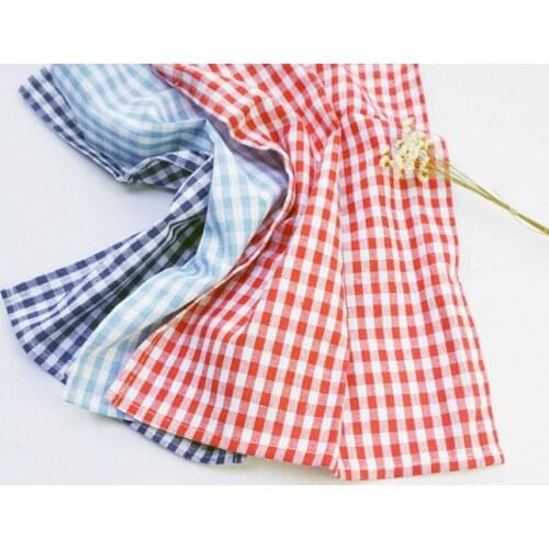 3pcs kitchen towel checked design pure cotton teacloth 40*60cm cotton teacloth kitchen napkin free shipping quality cotton