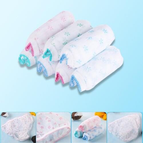 7Pcs Cotton Pregnant Disposable Underwear Panties Briefs Prenatal Postpartum Underpants Month Supplies Female Large Size