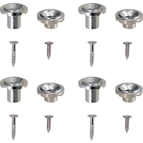 8x Round Guitar String Tree Retainer W/ Screws For ST TL Guitar Parts