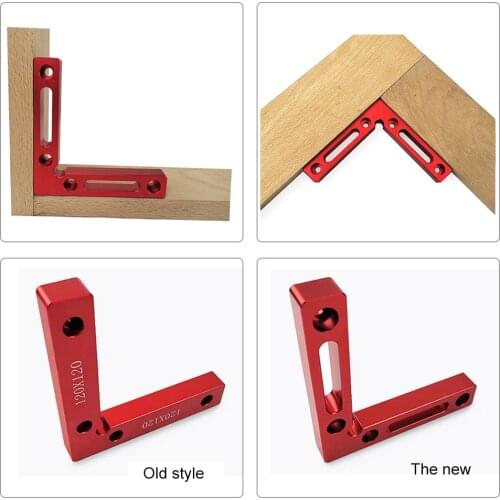 90 degree Right Angle Clamp Positioning Squares 4.7" x 4.7"Woodworking Carpenter Tool Lightweight Durable Aluminium Alloy