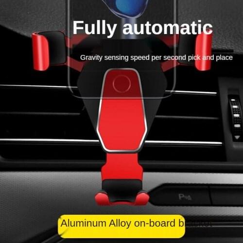 Automobile phone holder Gravity automotive device Mount 4 colors optional car air vent bracket car accessories internal bracket