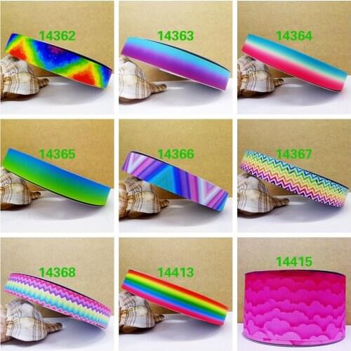 Free shipping 10 yards cartoon printed grosgrain ribbon 14362