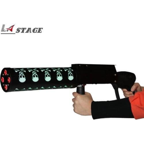 Free Shipping Led Co2 Gun Led Stage Light CO2 Machine Jet Stage Effect Handhold Co2 Gun DJ Equipment Co2 DJ Gun Led Ghost Gun