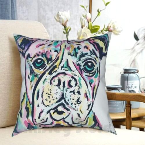 Boxer Pillow Case Printed Home Soft Throw Pillow Boxer Dog Animals Pets Colourful Domestic Dogs